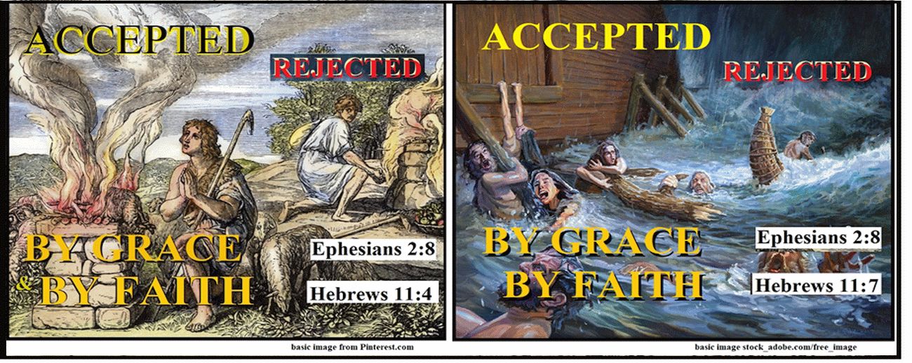acceptance & grace; abel; noah illustrated