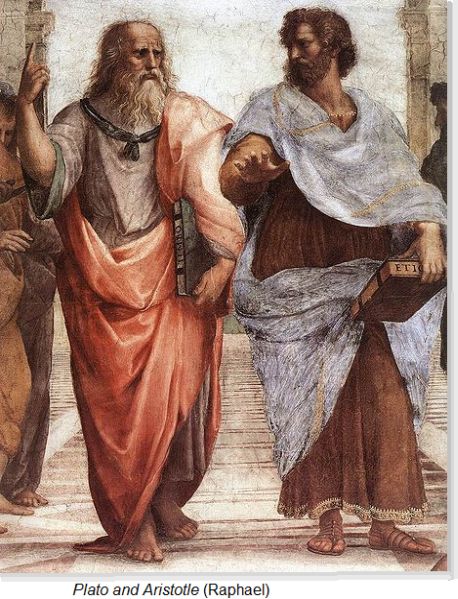 Aristotle and Plato