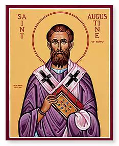 Augustine of Hippo drawing