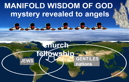The angels look into God's wisdom in planning the fellowship in the church