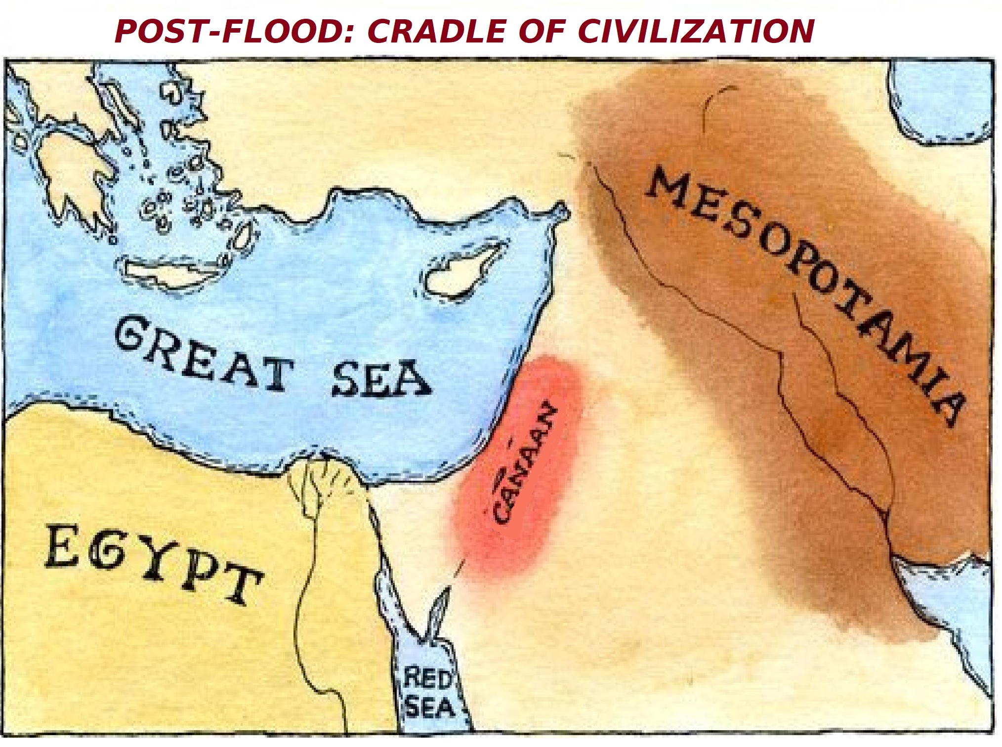 map of cradle of civilization
