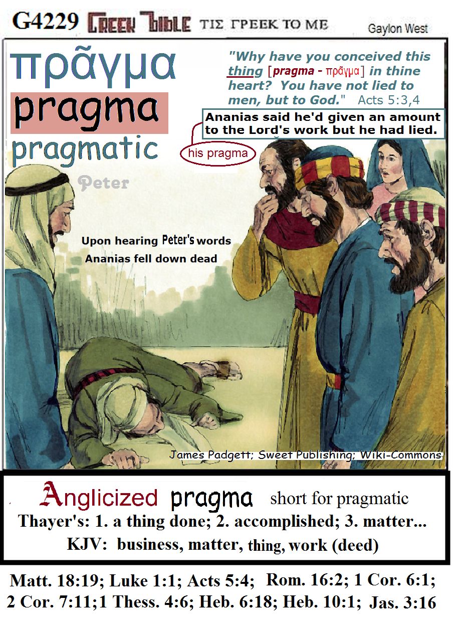 pragma. G4229. a thing.