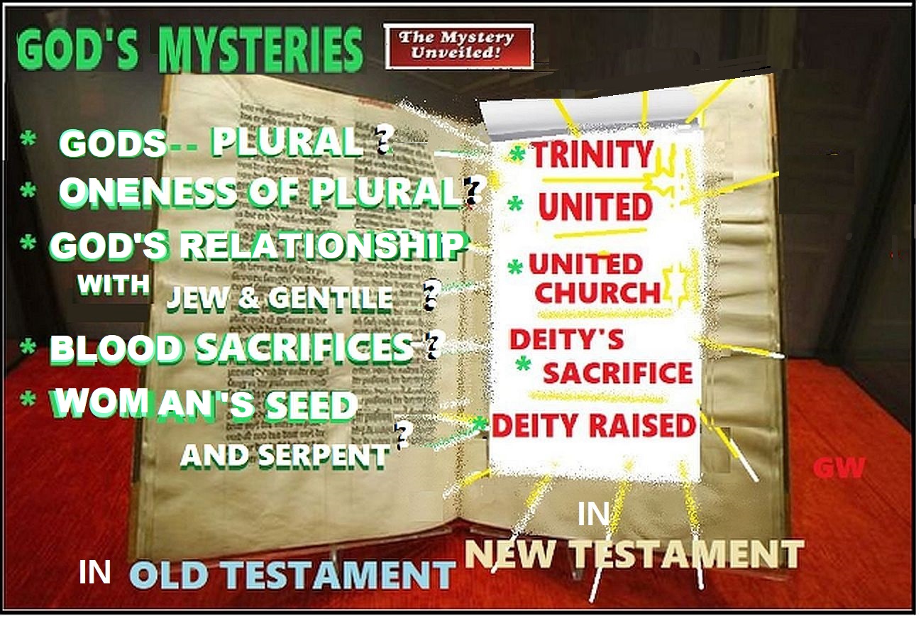 list of mysteries of the Old revealed in the new testamet.